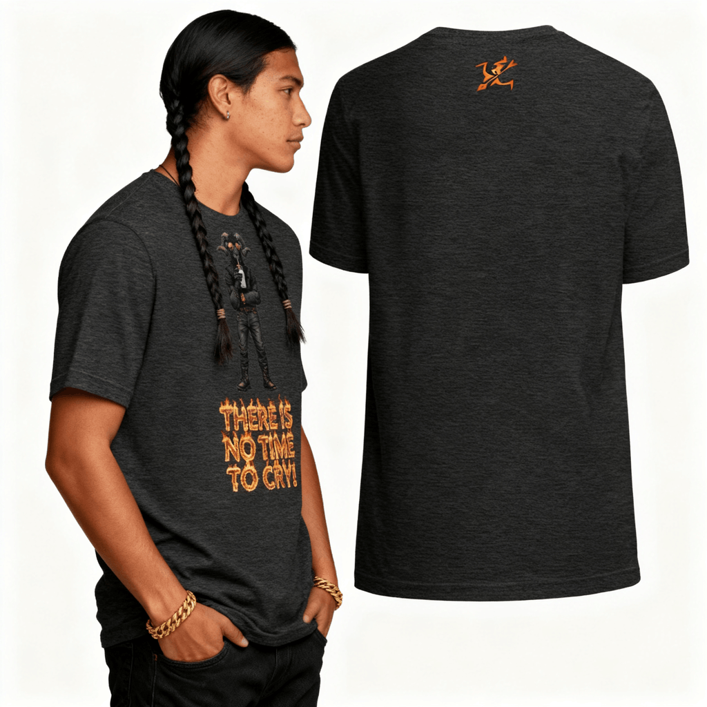 Burning Arrow Ram Graphic Tee - Men's Premium Cotton Shirt